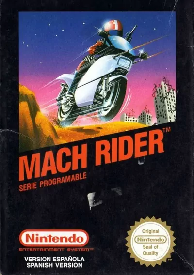 The cover of the game «Mach Rider (JU)»