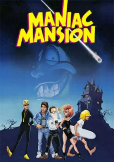 The cover of the game «Maniac Mansion (Floppy DOS v2 Enhanced) Game»