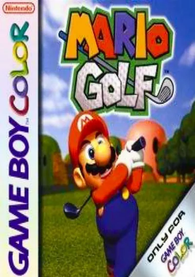 The cover of the game «Mario Golf»