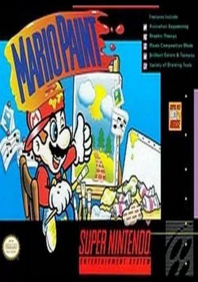 The cover of the game «Mario Paint (JU)»