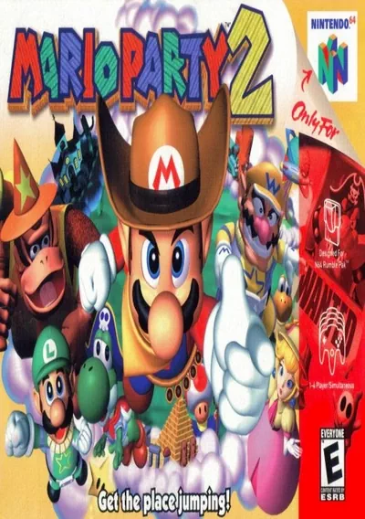 The cover of the game «Mario Party 2»