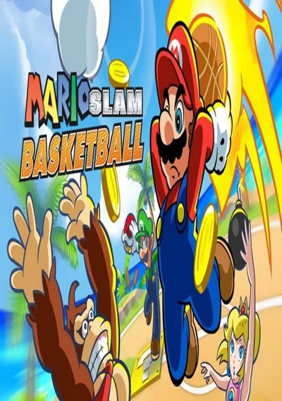 The cover of the game «Mario Slam Basketball (FireX) (EU)»