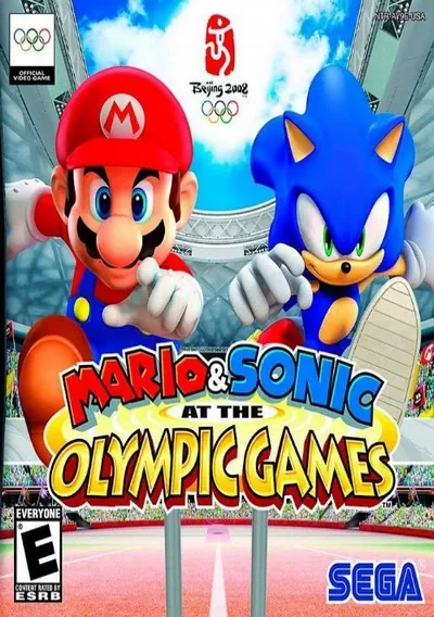 The cover of the game «Mario & Sonic At Beijing Olympics (MaxG) (J)»