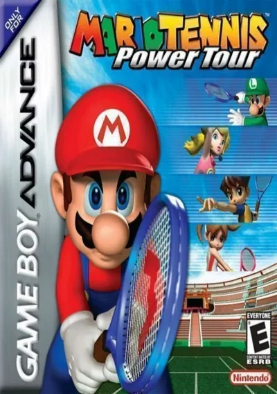 The cover of the game «Mario Tennis Advance - Power Tour»