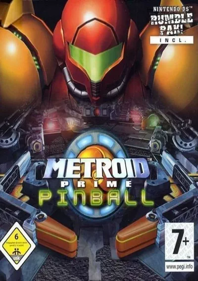 The cover of the game «Metroid Prime Pinball (J)»