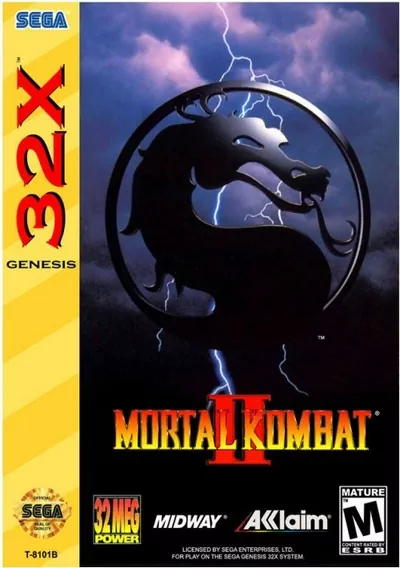 The cover of the game «Mortal Kombat II»