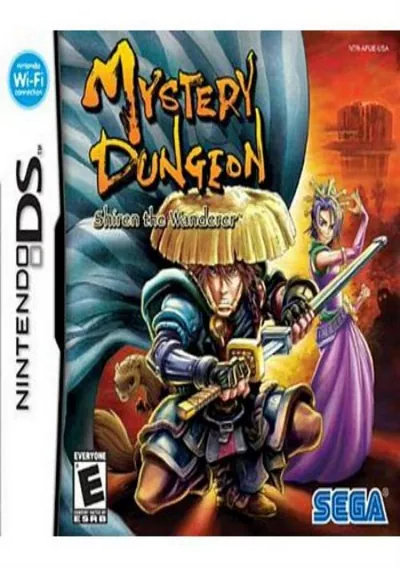 The cover of the game «Mysterious Dungeon - Shiren The Wanderer»