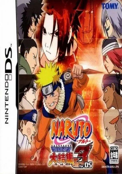 The cover of the game «Naruto - Saikyou Ninja Daikesshu 3 (J)»