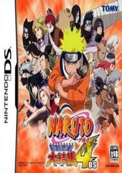 The cover of the game «Naruto - Saikyou Ninja Daikesshu 4 (J)»