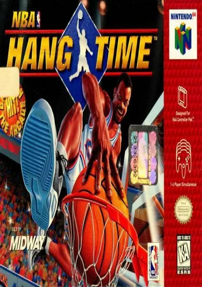 The cover of the game «NBA Hangtime»