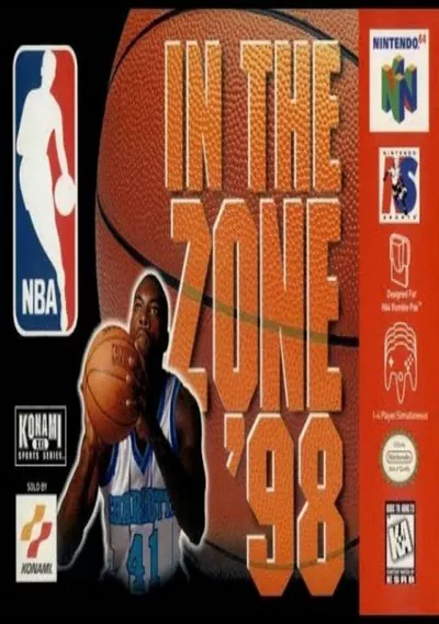 The cover of the game «NBA In The Zone '98»