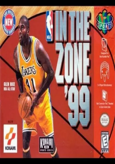 The cover of the game «NBA In The Zone '99»