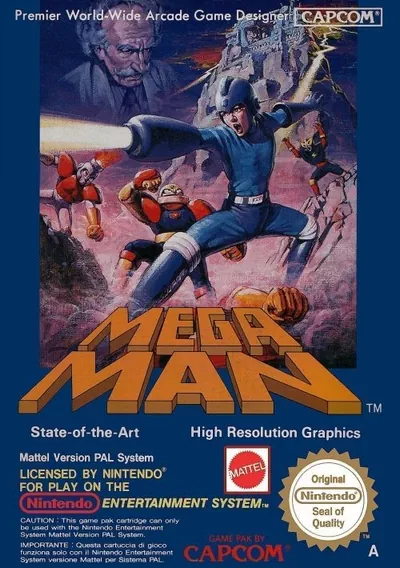 The cover of the game «Mega Man»