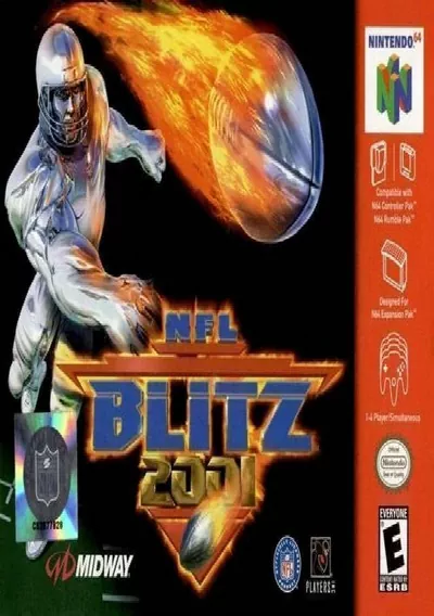 The cover of the game «NFL Blitz 2001»