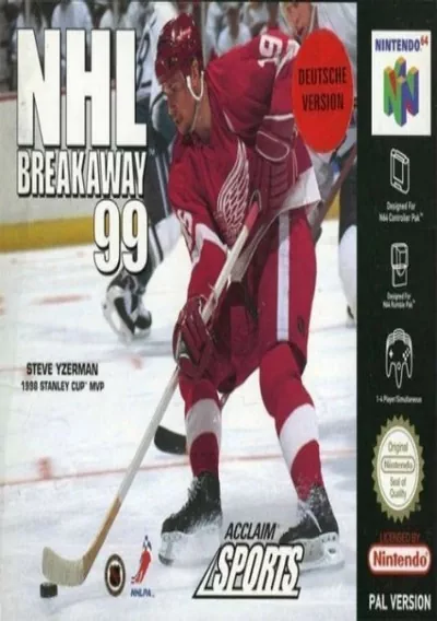 The cover of the game «NHL Breakaway 99»