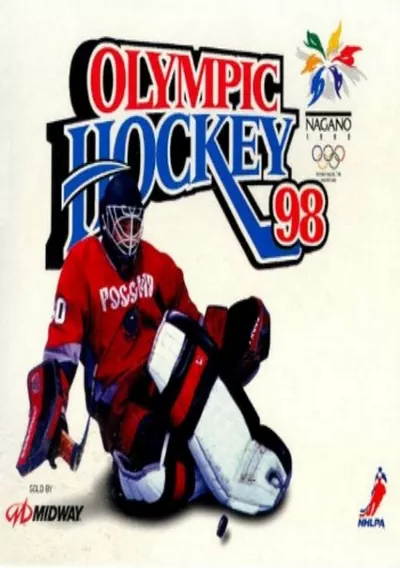 The cover of the game «Olympic Hockey Nagano '98»