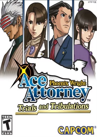 The cover of the game «Phoenix Wright - Ace Attorney - Trials and Tribulations (E)(EXiMiUS)»