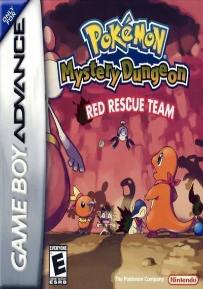 The cover of the game «Pokemon Mystery Dungeon: Red Rescue Team»