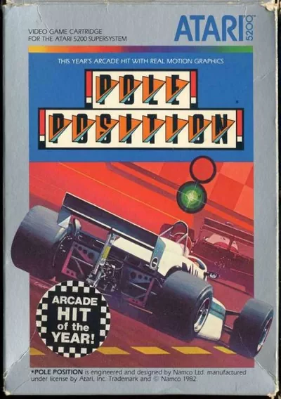 The cover of the game «Pole Position (1983) (Atari)»