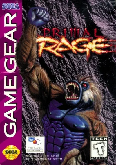 The cover of the game «Primal Rage»