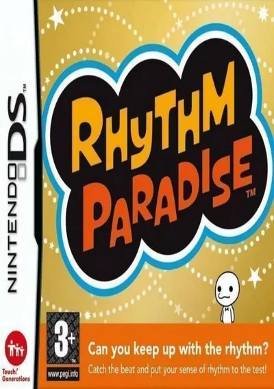 The cover of the game «Rhythm Paradise (EU)(M3)(BAHAMUT)»