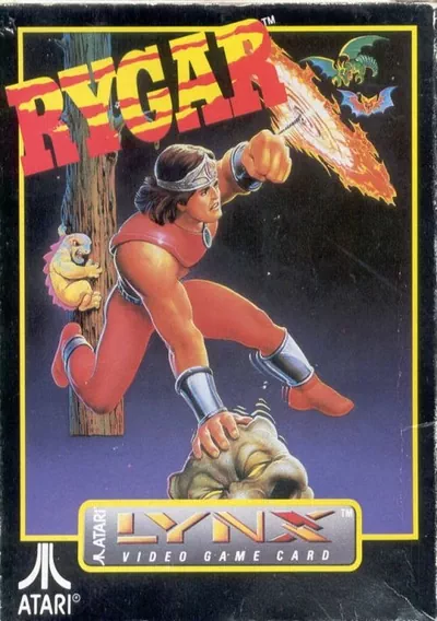 The cover of the game «Rygar - Legendary Warrior»