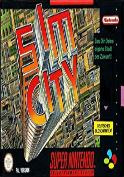 The cover of the game «Sim City»