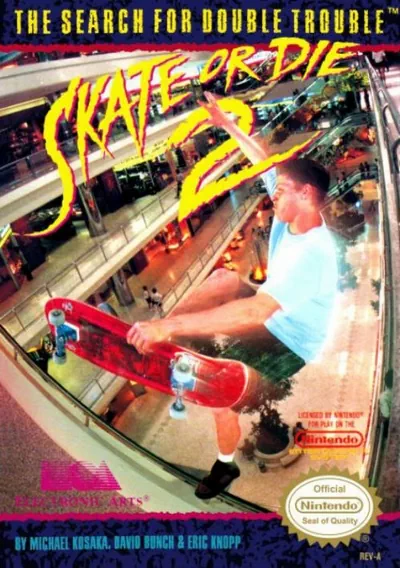 The cover of the game «Skate Or Die 2 - The Search For Double Trouble»