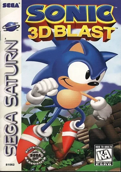 The cover of the game «Sonic 3D Blast (U)»