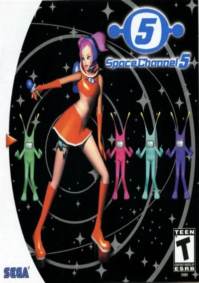 The cover of the game «Space Channel 5»