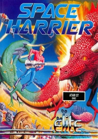 The cover of the game «Space Harrier (Europe)»