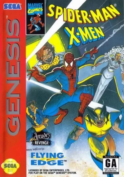 The cover of the game «Spider-Man And The X-Men In Arcade's Revenge»