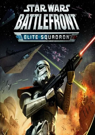 The cover of the game «Star Wars Battlefront - Elite Squadron (EU)»