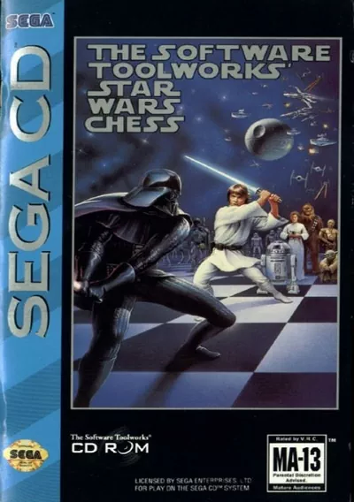 The cover of the game «Star Wars Chess (U)»