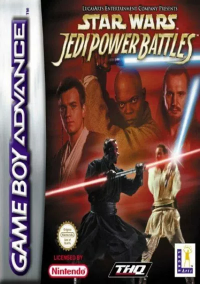 The cover of the game «Star Wars - Jedi Power Battles»