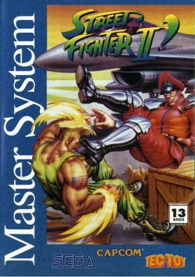 The cover of the game «Street Fighter 2»