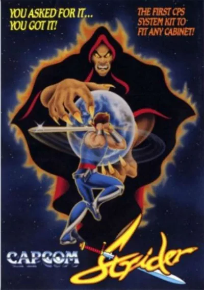 The cover of the game «STRIDER (USA) (CLONE)»