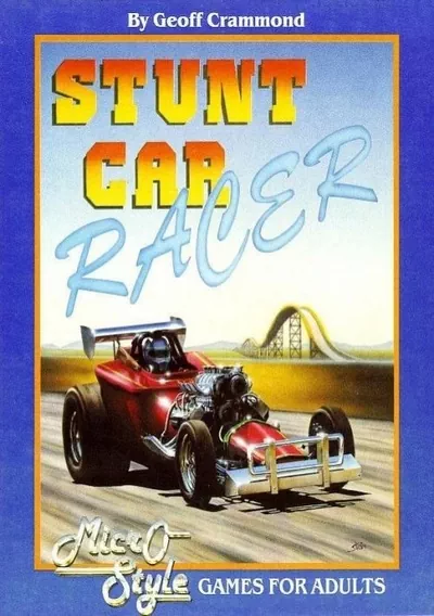 The cover of the game «Stunt Car Racer»