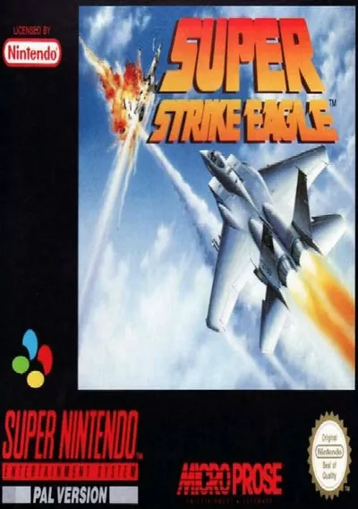 The cover of the game «Super Strike Eagle»