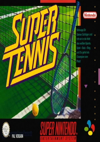 The cover of the game «Super Tennis»