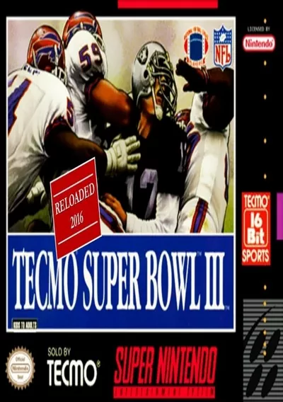 The cover of the game «Tecmo Super Bowl III - Final Edition»