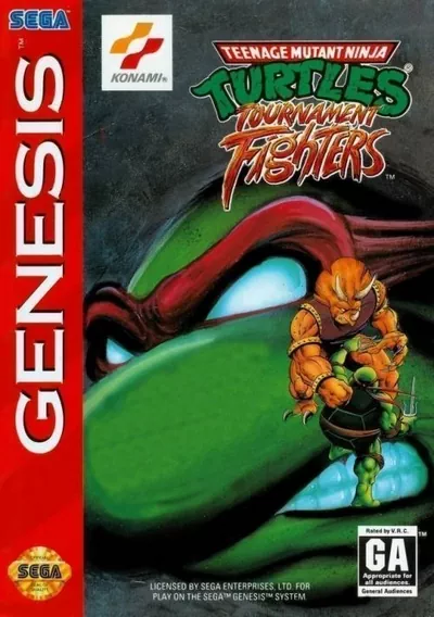 The cover of the game «Teenage Mutant Ninja Turtles - Tournament Fighters [c]»