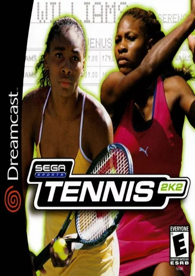 The cover of the game «Tennis 2K2»