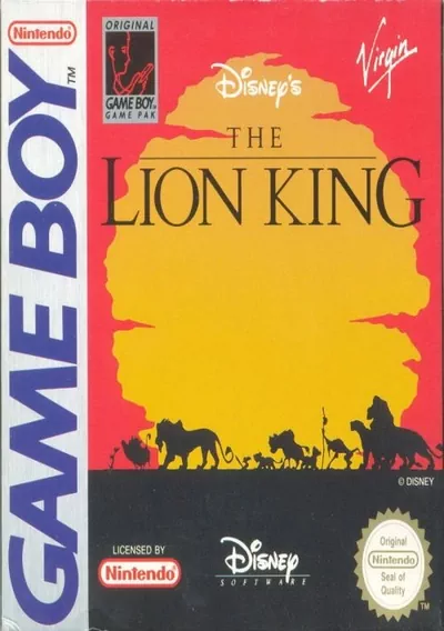 The cover of the game «The Lion King»