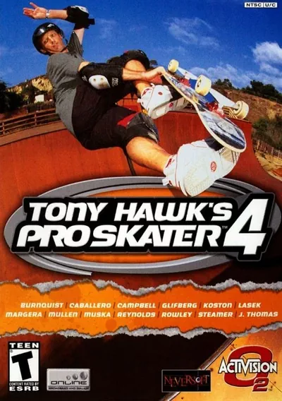 The cover of the game «Tony Hawk S Pro Skater 4 [SLUS-01485]»