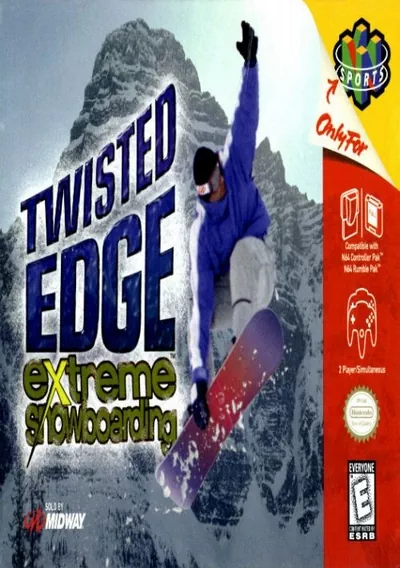 The cover of the game «Twisted Edge Extreme Snowboarding»