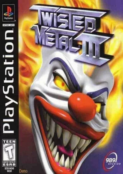 The cover of the game «Twisted Metal 3»