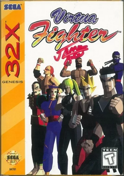 The cover of the game «Virtua Fighter»