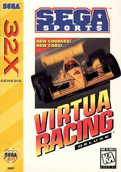 The cover of the game «Virtua Racing Deluxe»