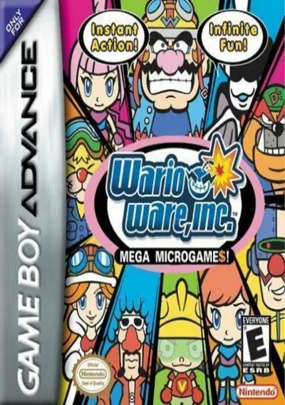 The cover of the game «WarioWare»